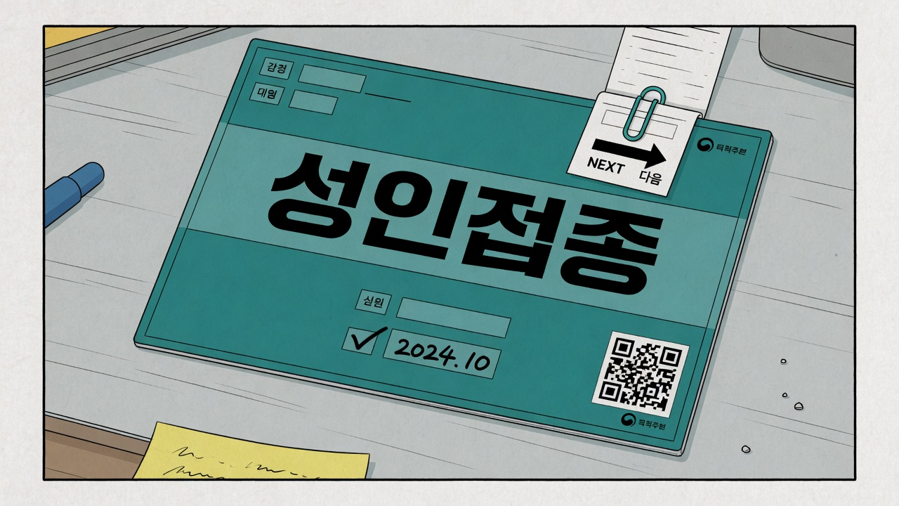 성인 예방접종 안내 (2026)