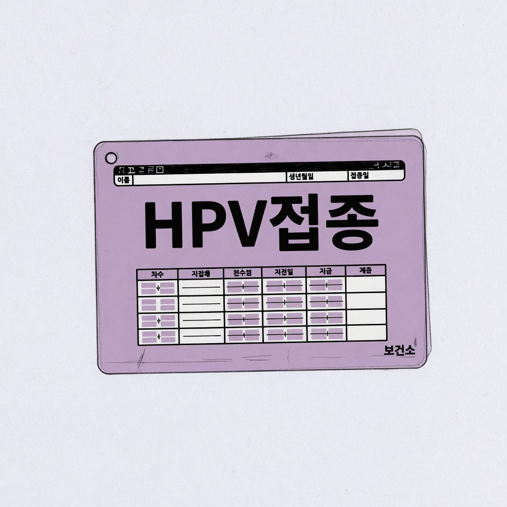 HPV 국가예방접종 대상 (2026)